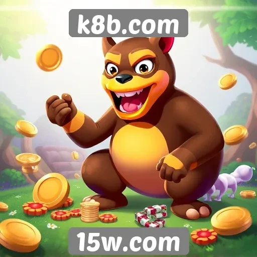 Variedade de jogos disponíveis em k8b.com